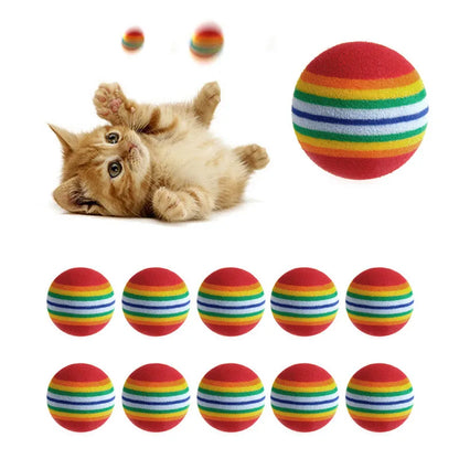 "Whisker Whirl Colorful Toy Balls"