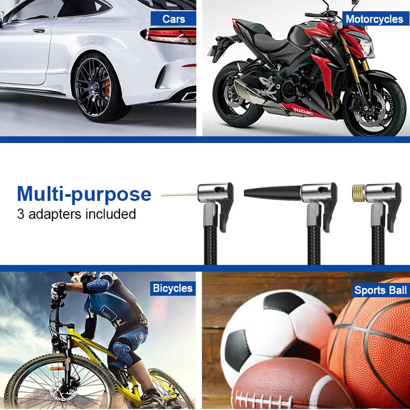 "Bombe de Ar Automotiva Digital Portátil