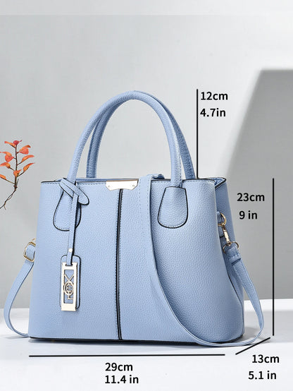 Fashion Elegance Embossed Handbag: LuxeLeather