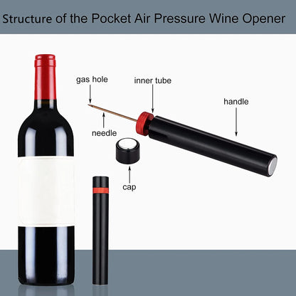 "VinoVerve AirPop Corkscrew: Uncork Elegance Anywhere"