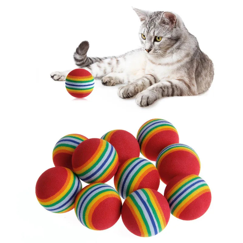 "Whisker Whirl Colorful Toy Balls"