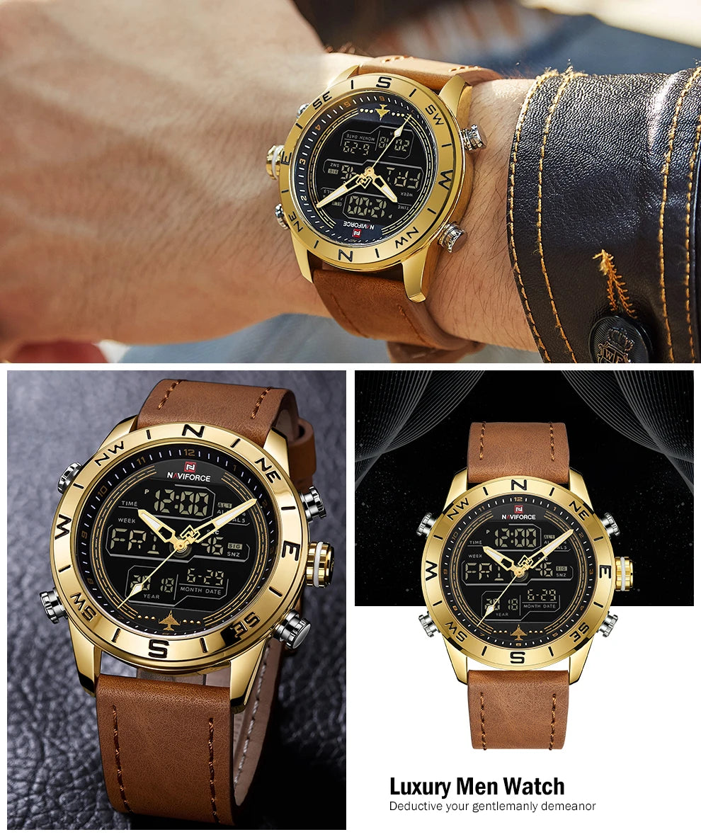 Relogio Masculino Navigator Elite Aurum Precision