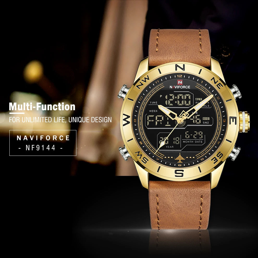 Relogio Masculino Navigator Elite Aurum Precision