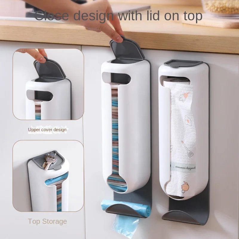 BagEase Wall Dispenser – Smart Space-Saving Kitchen & Home Organizer