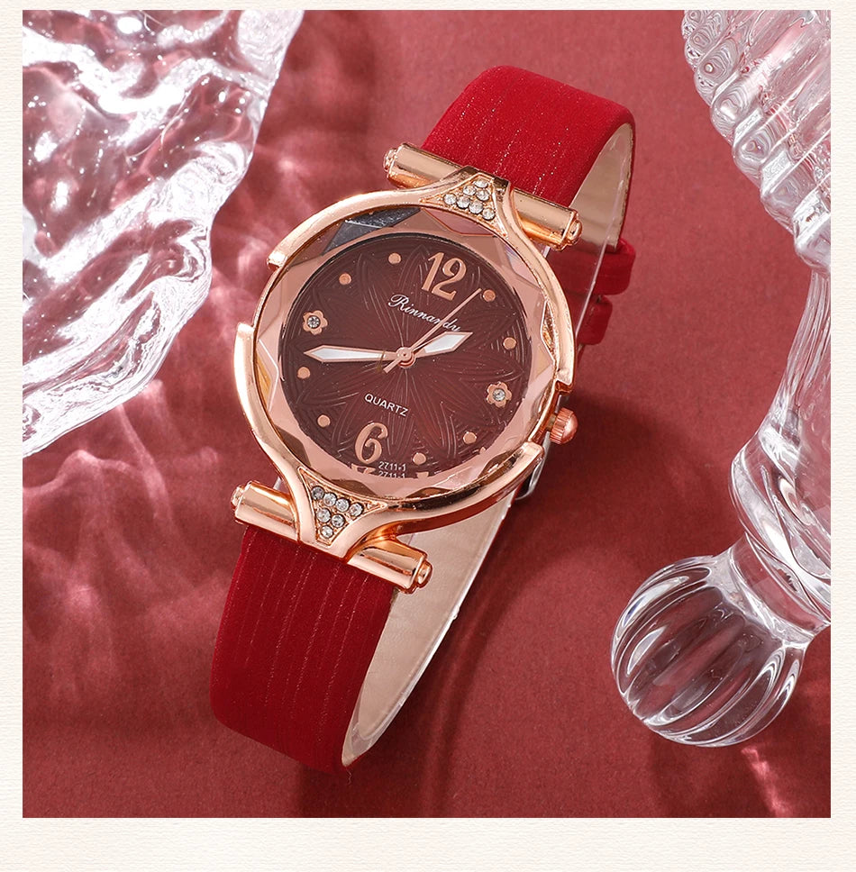 Relógio e Jóias Douradas: Kit de Luxo
