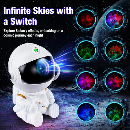 AstralGlow Star Projector - Celestial LED Night Light for Kids & Home Decor