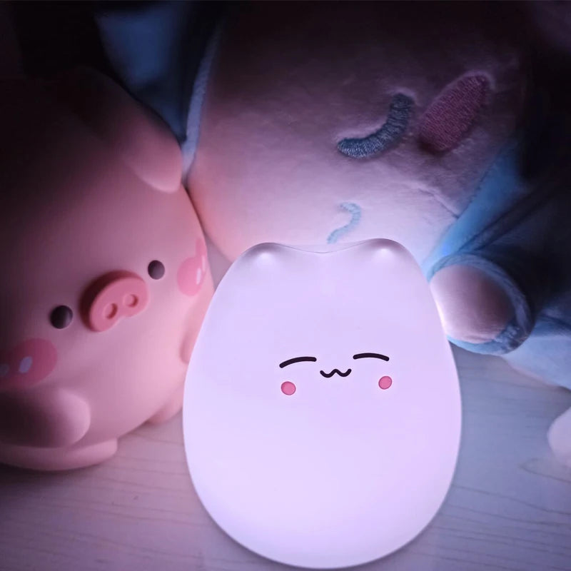 Luz Noturna Gatinho Minipop: Quarto dos Sonhos