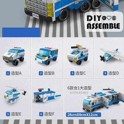 6in 1 MegaCity Emergency Vehicle Ensemble