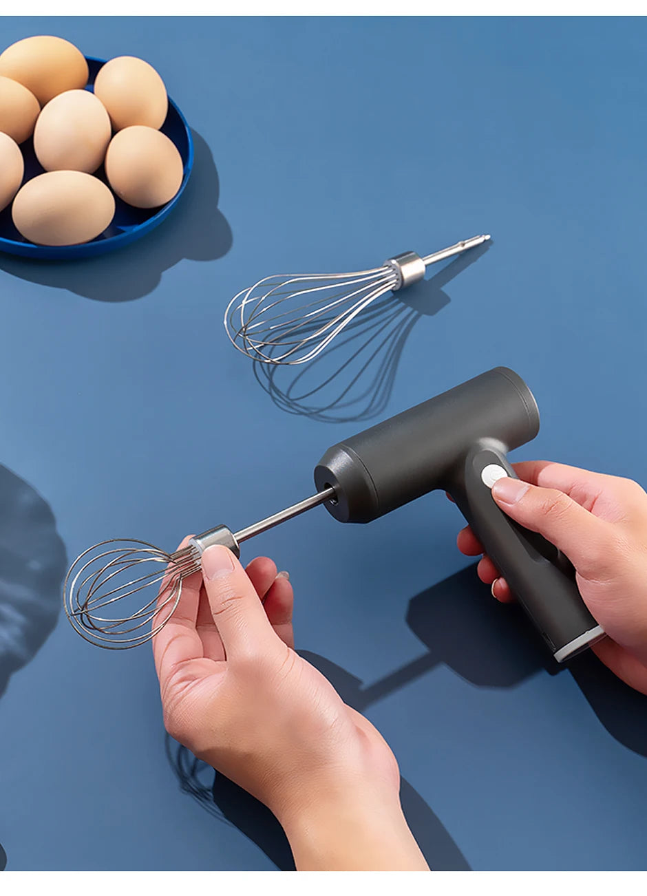 Batedor De Ovo Elétrica Portátil 3 Velocidades: ElectricWhisk