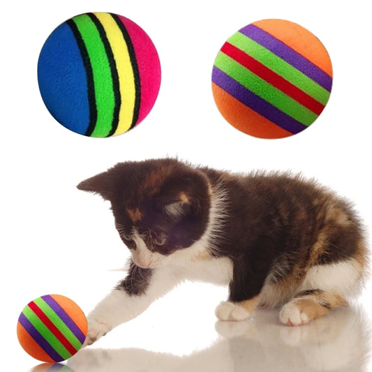 "Whisker Whirl Colorful Toy Balls"