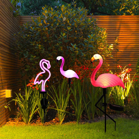 Linterna Solar Flamingo para Patio 1