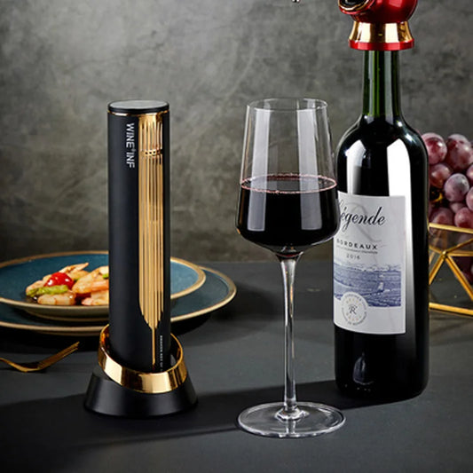 WineWave Auto Corkscrew – Premium Gift Set for Effortless Bottle Opening