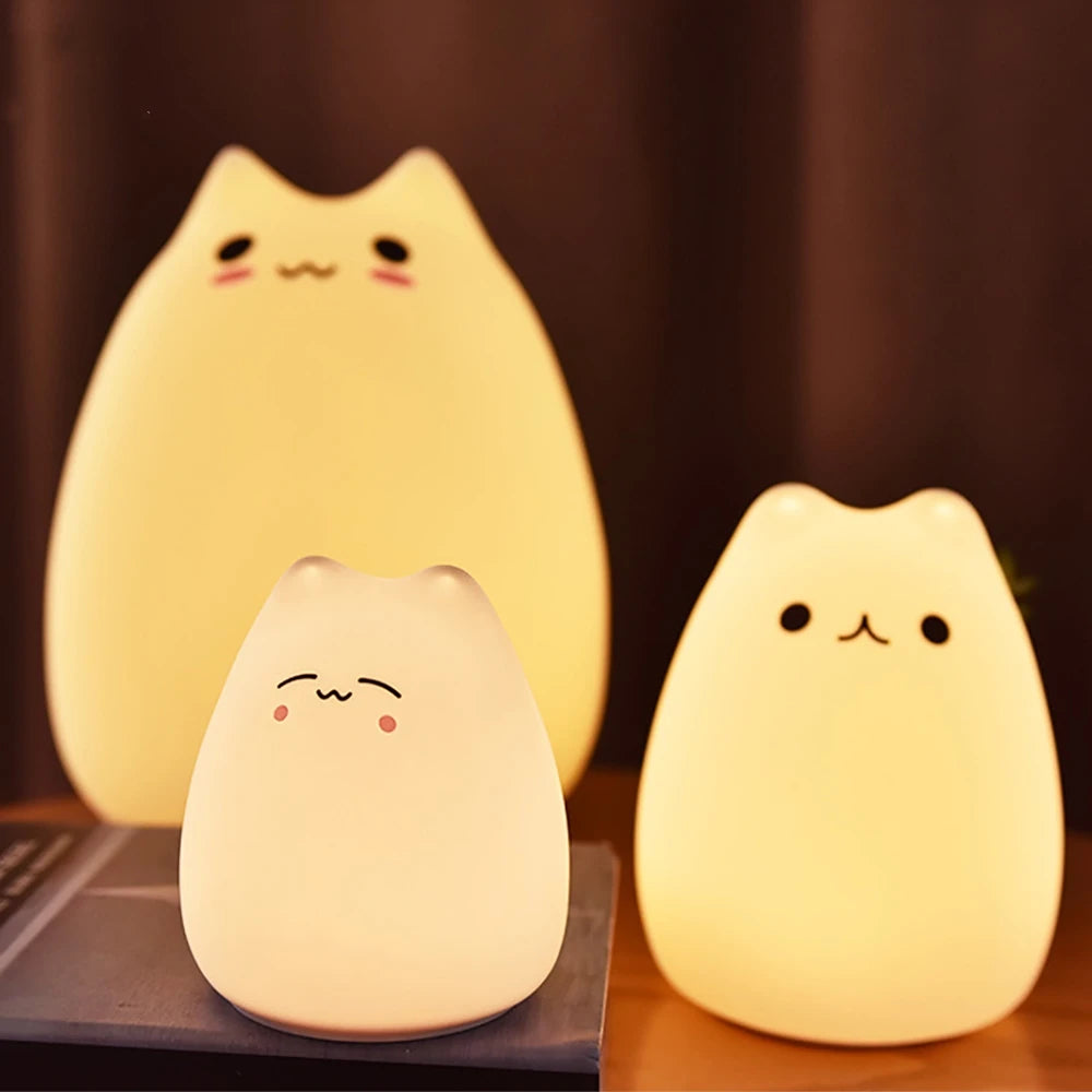 Luz Noturna Gatinho Minipop: Quarto dos Sonhos