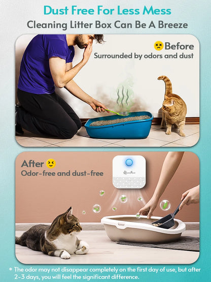 DownyPaws PureAir – Advanced Odor Purifier for Cat Litter Box