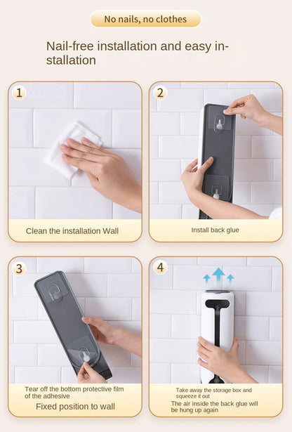 BagEase Wall Dispenser – Smart Space-Saving Kitchen & Home Organizer