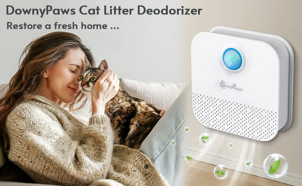 DownyPaws PureAir – Advanced Odor Purifier for Cat Litter Box