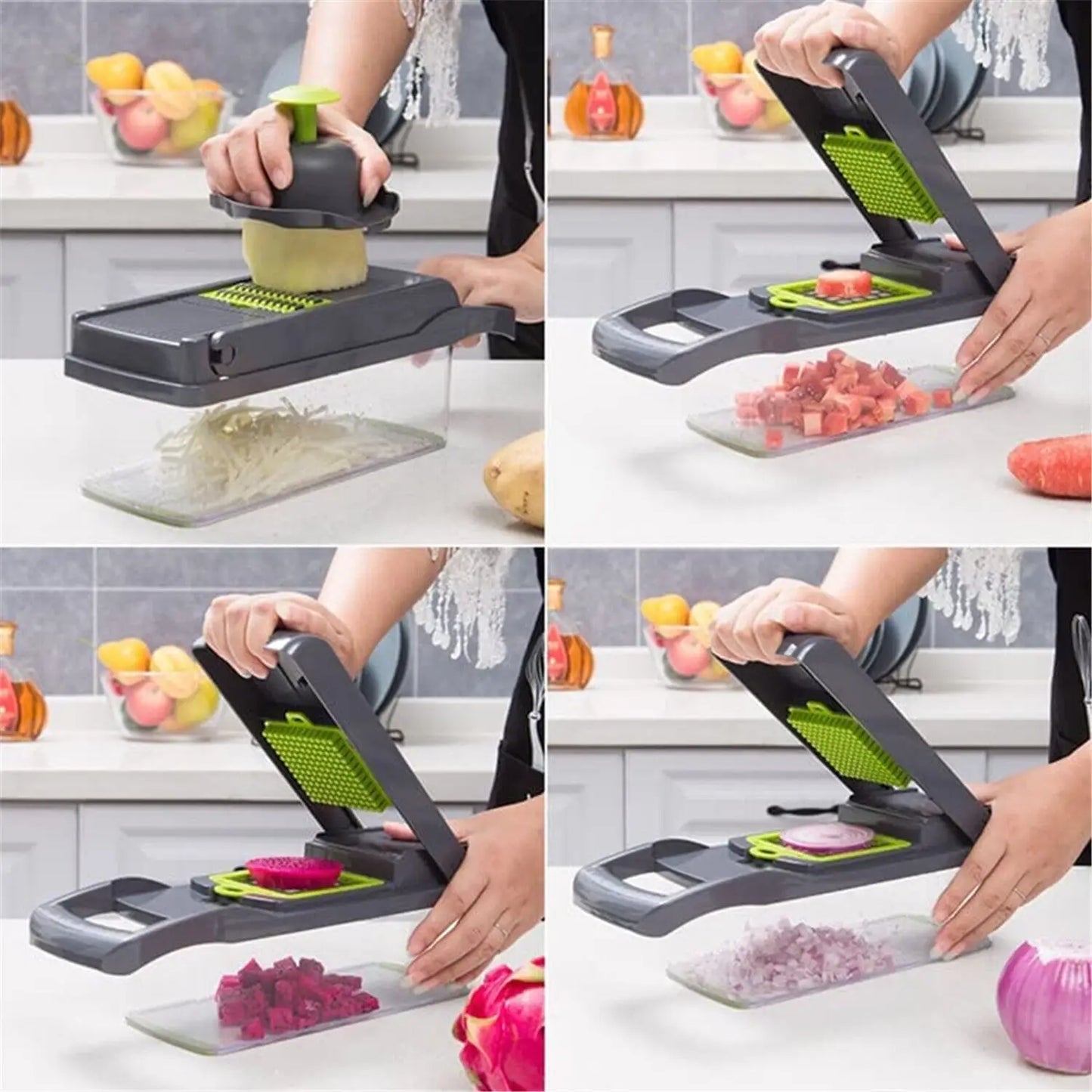 Ultimate Kitchen Pro: 14-in-1 Veggie & Fruit Slicer