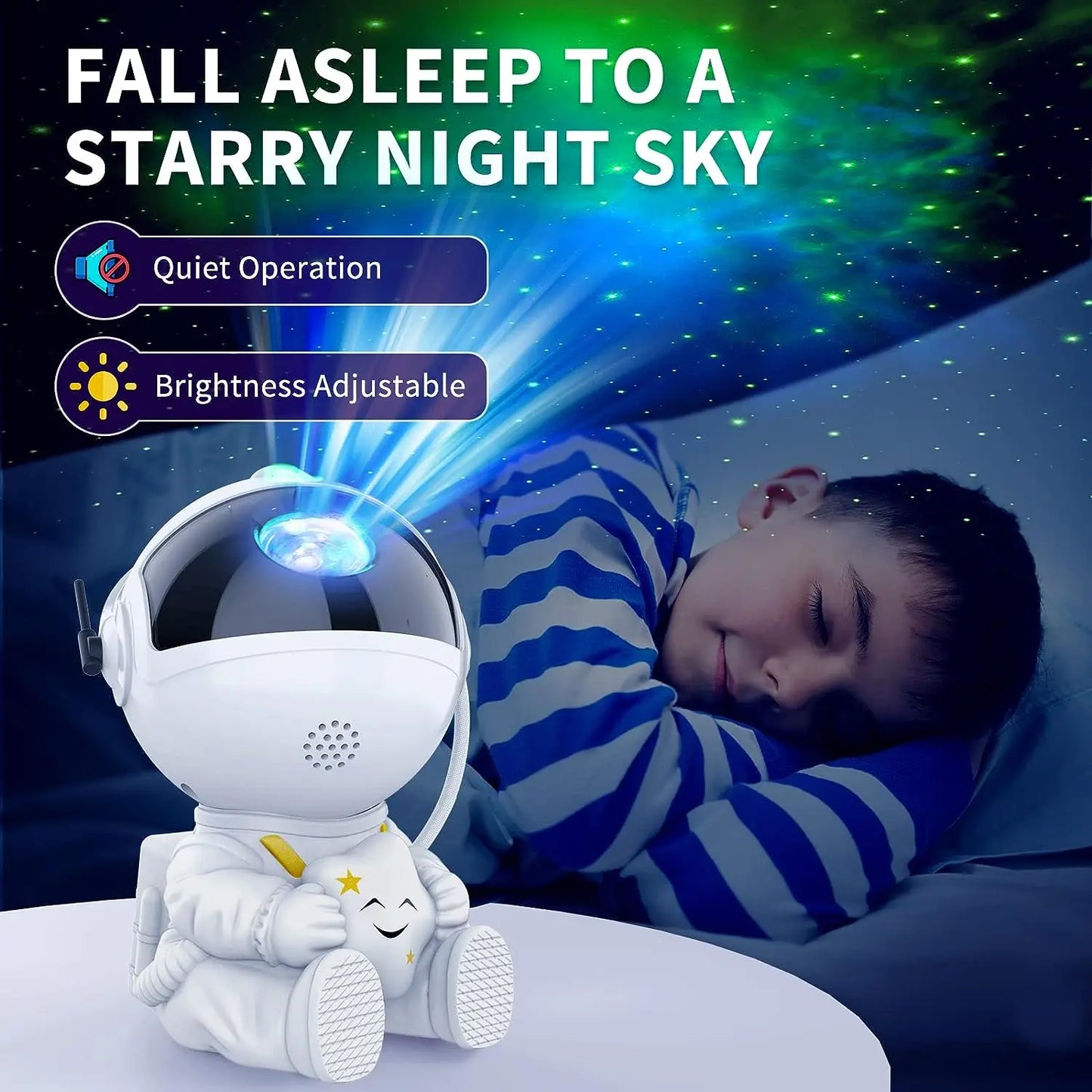 AstralGlow Star Projector - Celestial LED Night Light for Kids & Home Decor